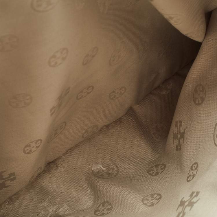 مملوكة مسبقًا Tory Burch Red Patent and Leather Large Double Zip Robinson Tote