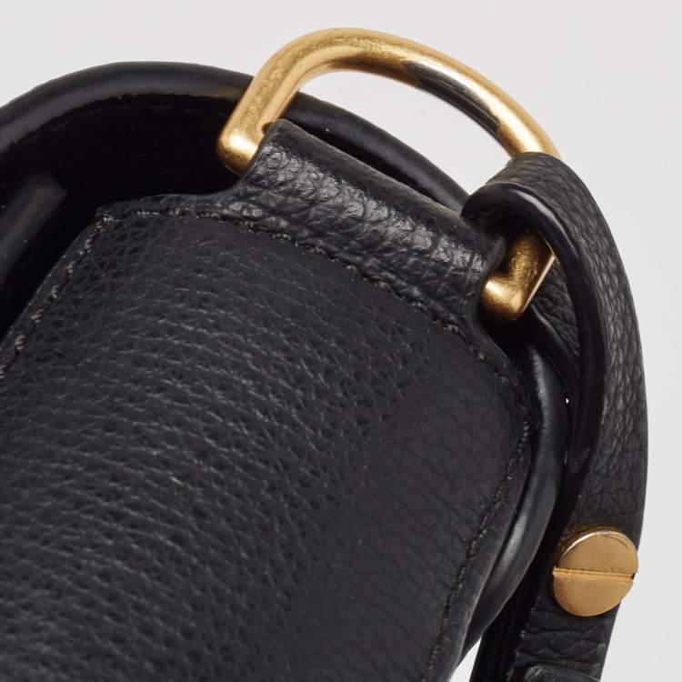 Pre Owned Tory Burch Black Leather Kira Shoulder Bag