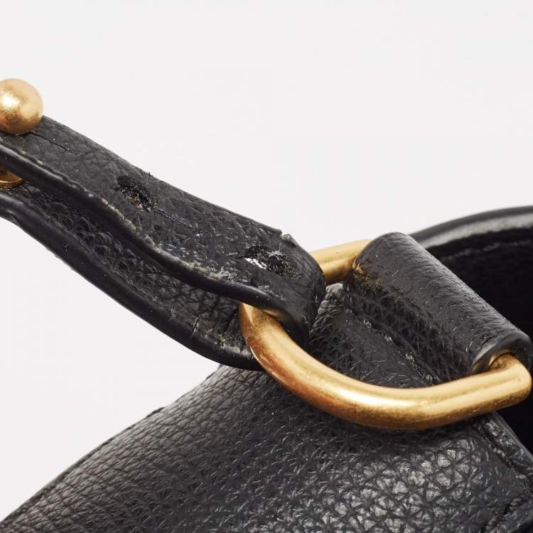 Pre Owned Tory Burch Black Leather Kira Shoulder Bag