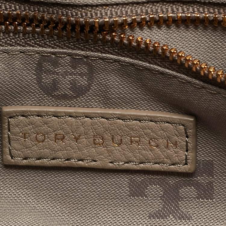 مملوكة مسبقًا Tory Burch Beige Leather Bombe Flap Shoulder Bag