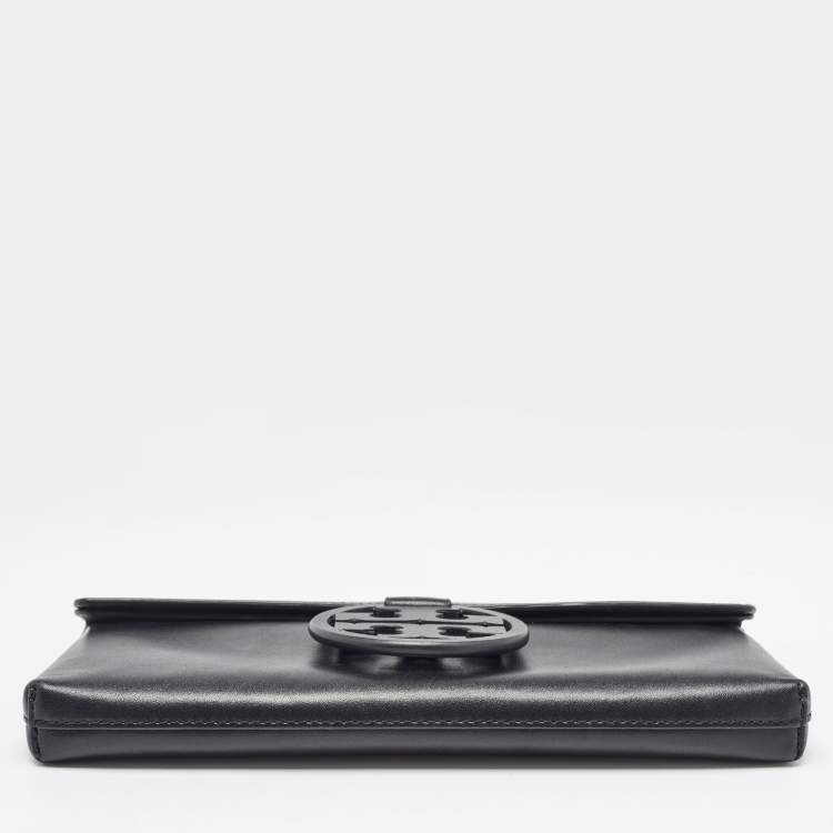 Pre Owned Tory Burch Back Leather Miller Clutch