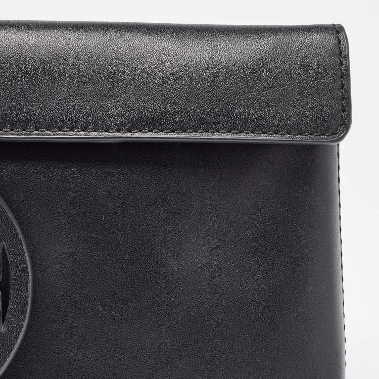 Pre Owned Tory Burch Back Leather Miller Clutch