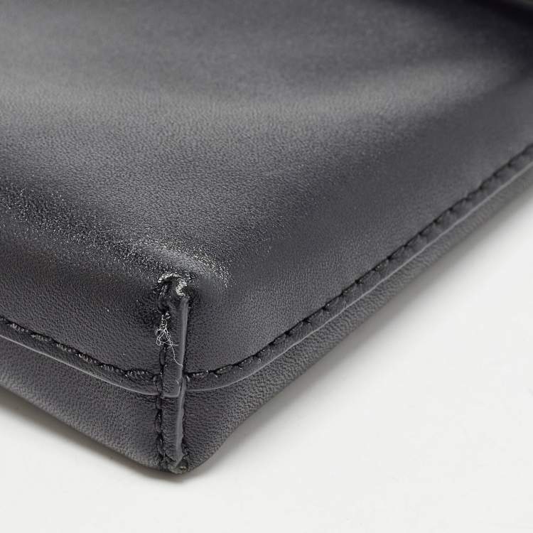 Pre Owned Tory Burch Back Leather Miller Clutch