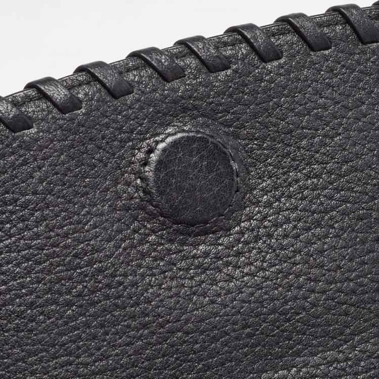 Pre Owned Tory Burch Black Leather Mini Marion Crossbody Bag