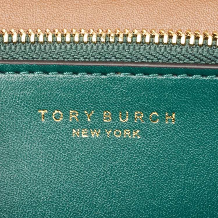 Pre Owned Tory Burch Brown Leather Eleanor Shoulder Bag