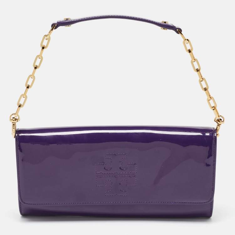 Rare Patent Leather hotsell Tory Burch Clutch