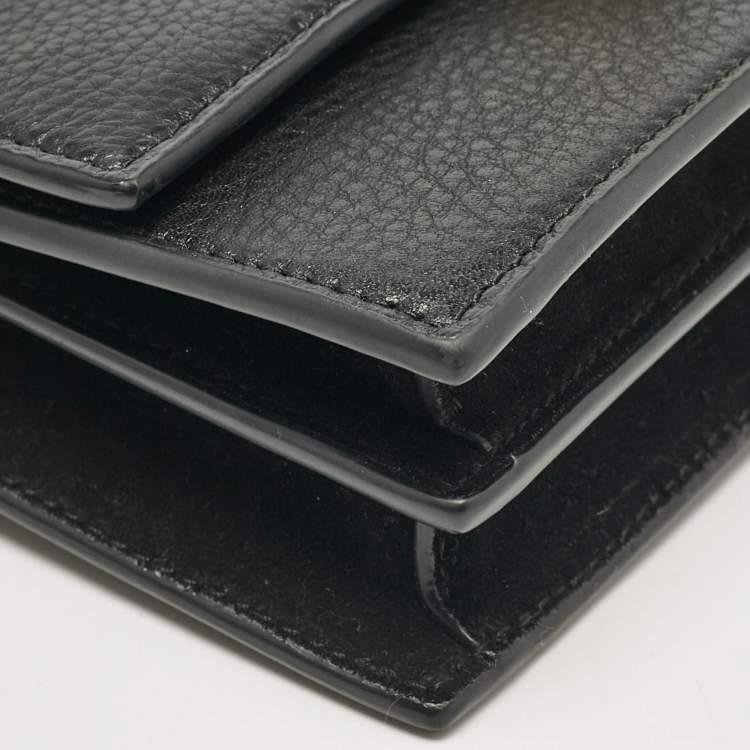 Pre Owned Tory Burch Black Leather Mini Miller Shoulder Bag