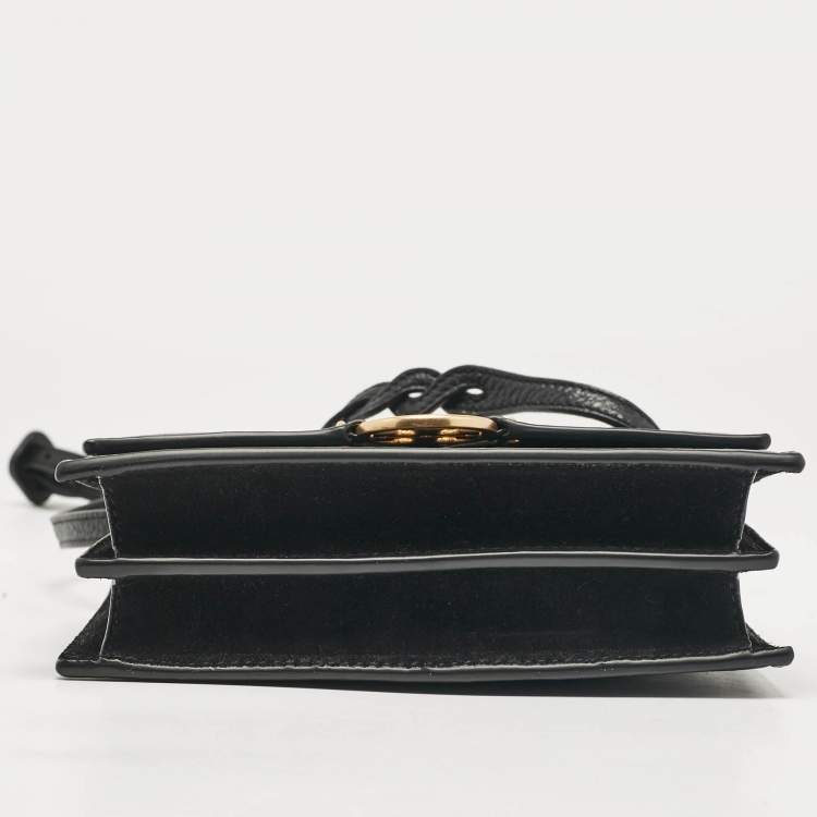 Pre Owned Tory Burch Black Leather Mini Miller Shoulder Bag