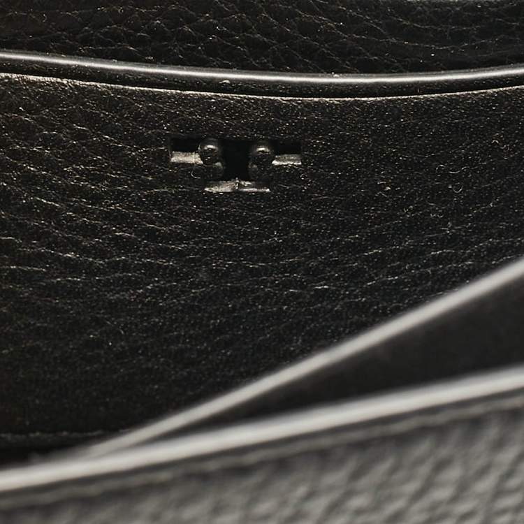 Pre Owned Tory Burch Black Leather Mini Miller Shoulder Bag