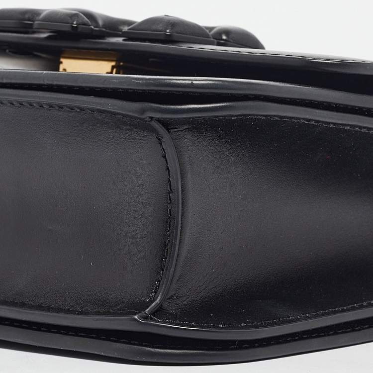 Pre Owned Tory Burch Black Leather Small Eleanor Shoulder Bag