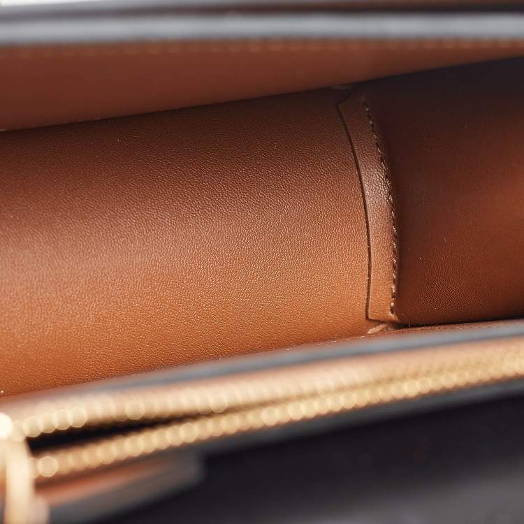 Pre Owned Tory Burch Black Leather Small Eleanor Shoulder Bag