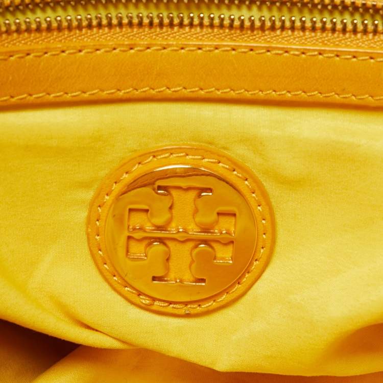 Pre Owned Tory Burch Tricolor Leather Amanda Tote