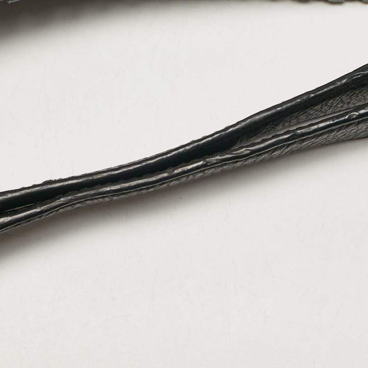 Pre Owned Tory Burch Black Leather Slouchy Marion Tote