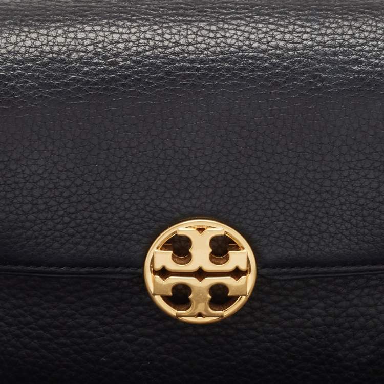 مملوكة مسبقًا Tory Burch Black Leather Mini Chelsea Shoulder Bag