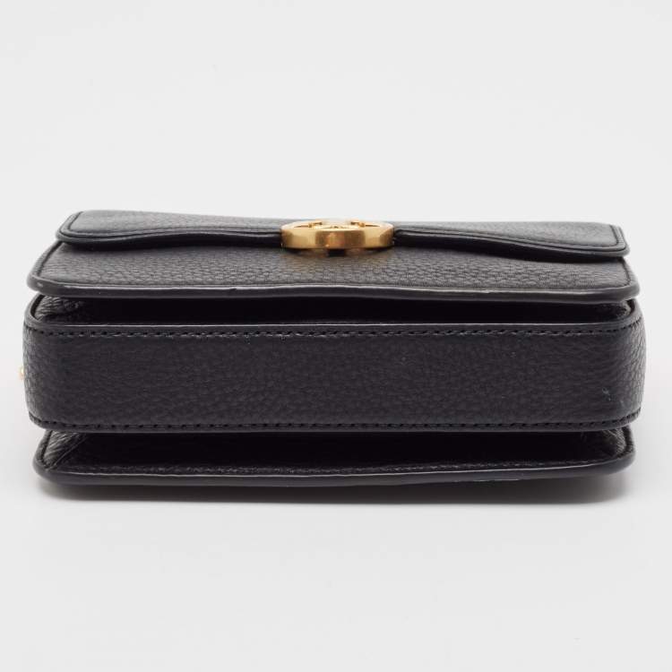 مملوكة مسبقًا Tory Burch Black Leather Mini Chelsea Shoulder Bag