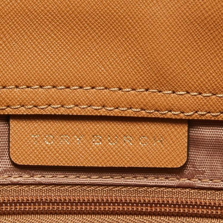 Pre Owned Tory Burch Tan Leather Emerson Tote
