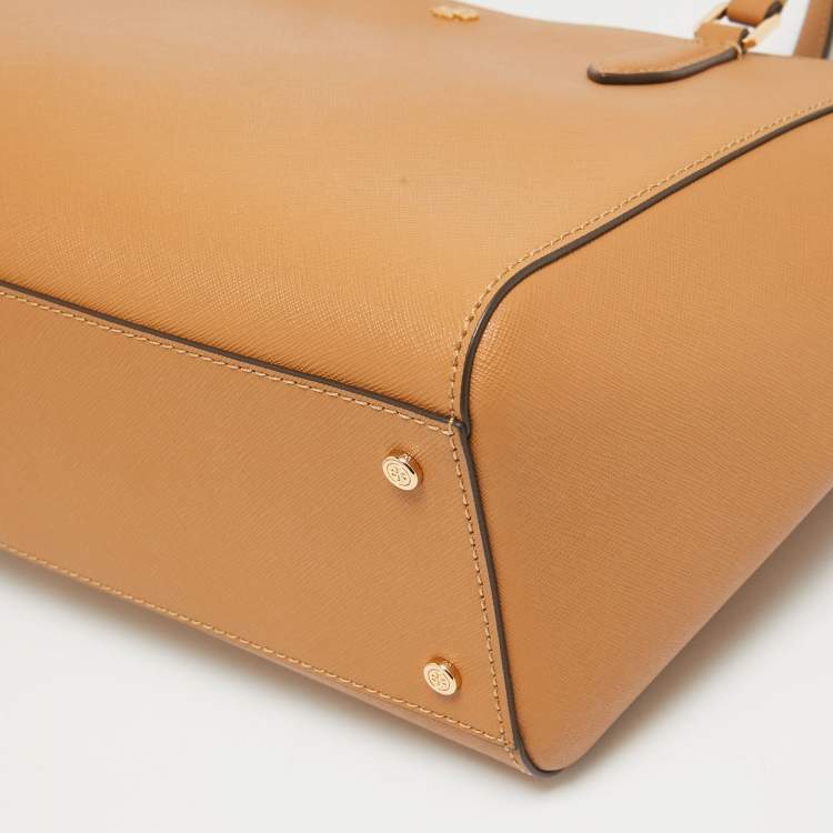 Pre Owned Tory Burch Tan Leather Emerson Tote