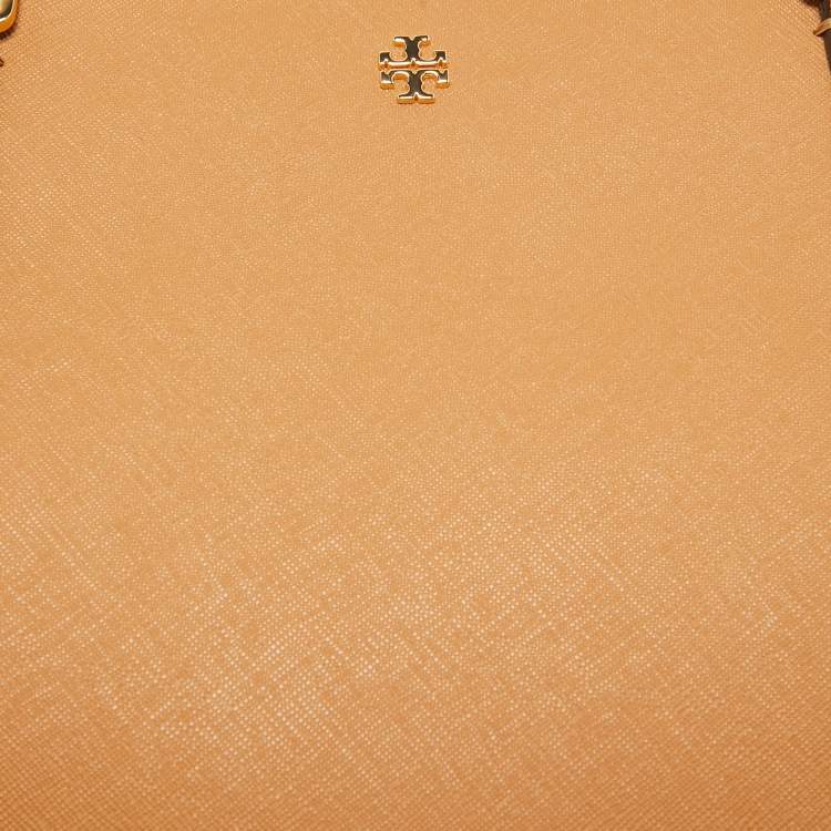 Pre Owned Tory Burch Tan Leather Emerson Tote