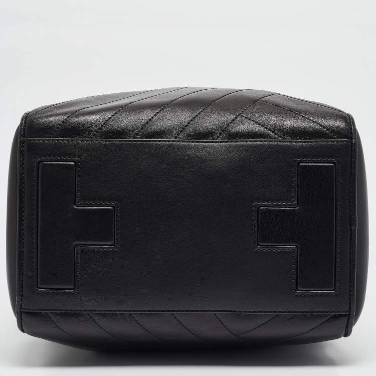 Pre Owned Tory Burch Black Leather Alexa Satchel