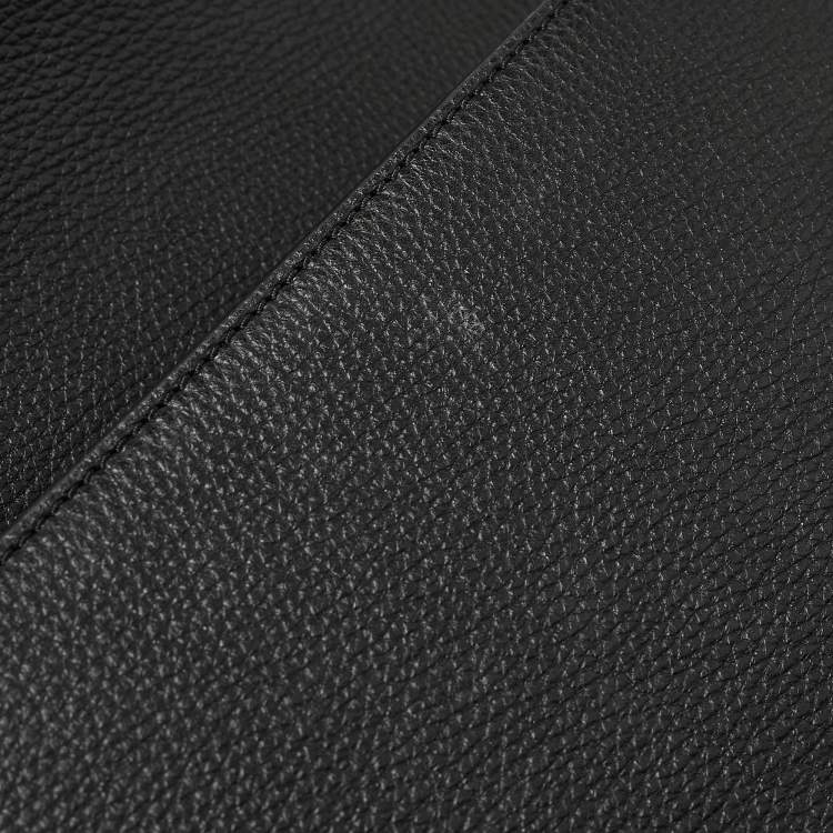 Pre Owned Tory Burch Black Leather and Suede Miller Shoulder Bag