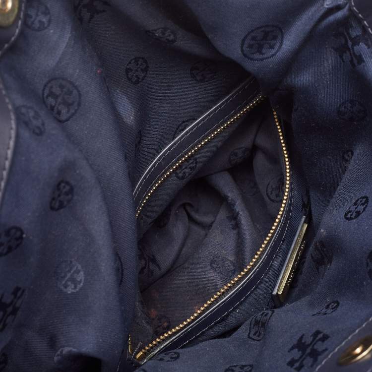 Pre Owned Tory Burch Multicolor Jacquard Fabric Finley Fold Over Tote