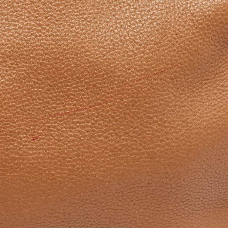 مملوكة مسبقًا Tory Burch Brown Leather Britten Slouchy Tote