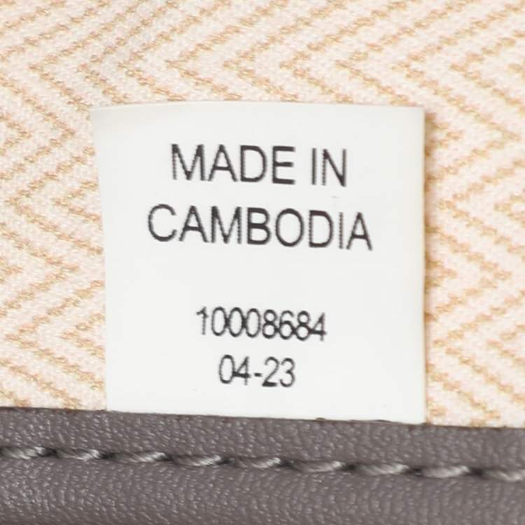 مملوكة مسبقًا Tory Burch Grey Coated Canvas Ever Ready Tote