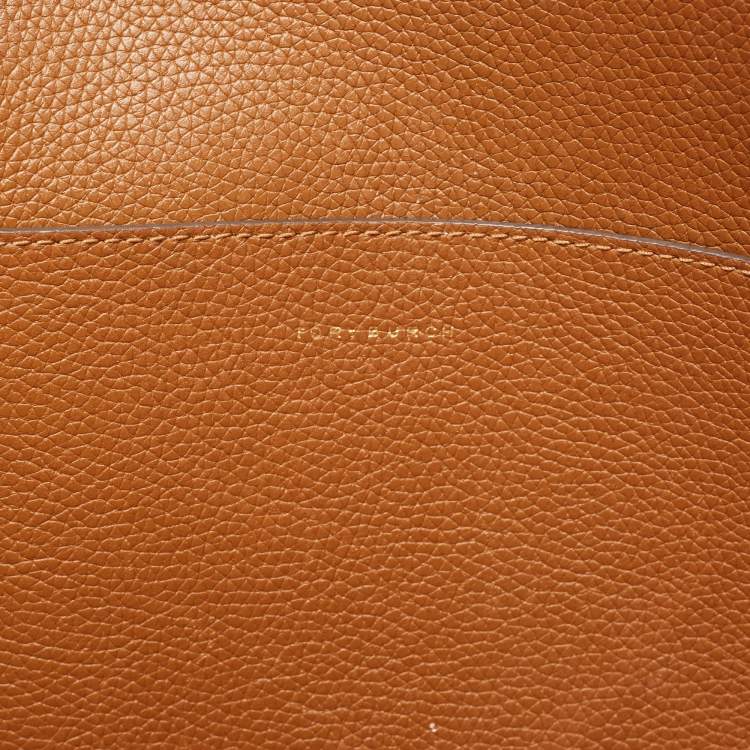 Pre Owned Tory Burch Brown Leather Perry Tote