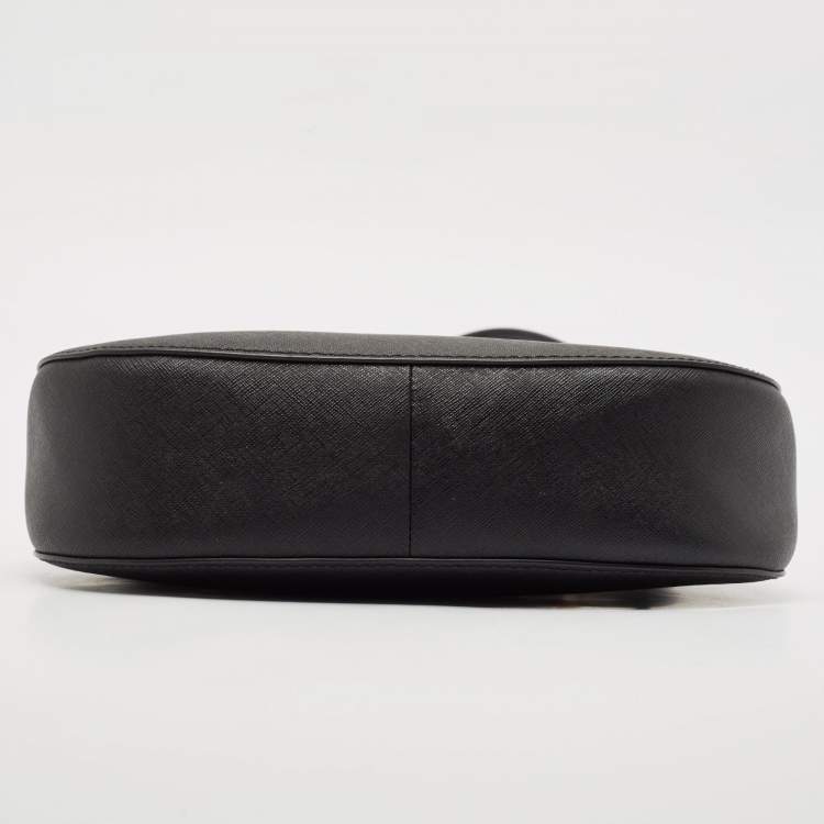 Pre Owned Tory Burch Black Leather Emerson Swingpack Shoulder Bag