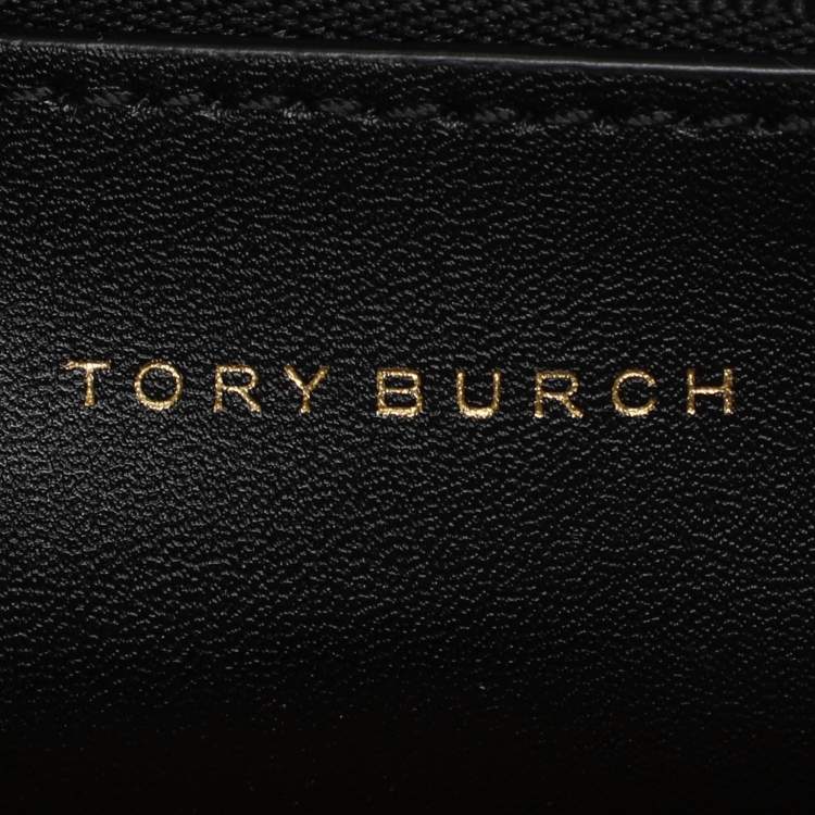 Pre Owned Tory Burch Black Leather Walker Tote