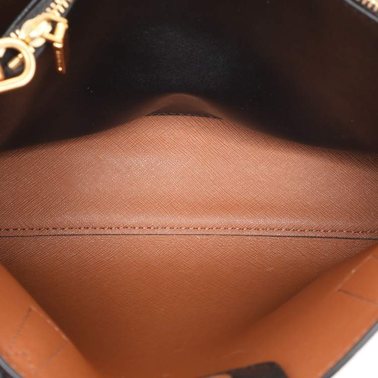 Pre Owned Tory Burch Black Leather Walker Tote