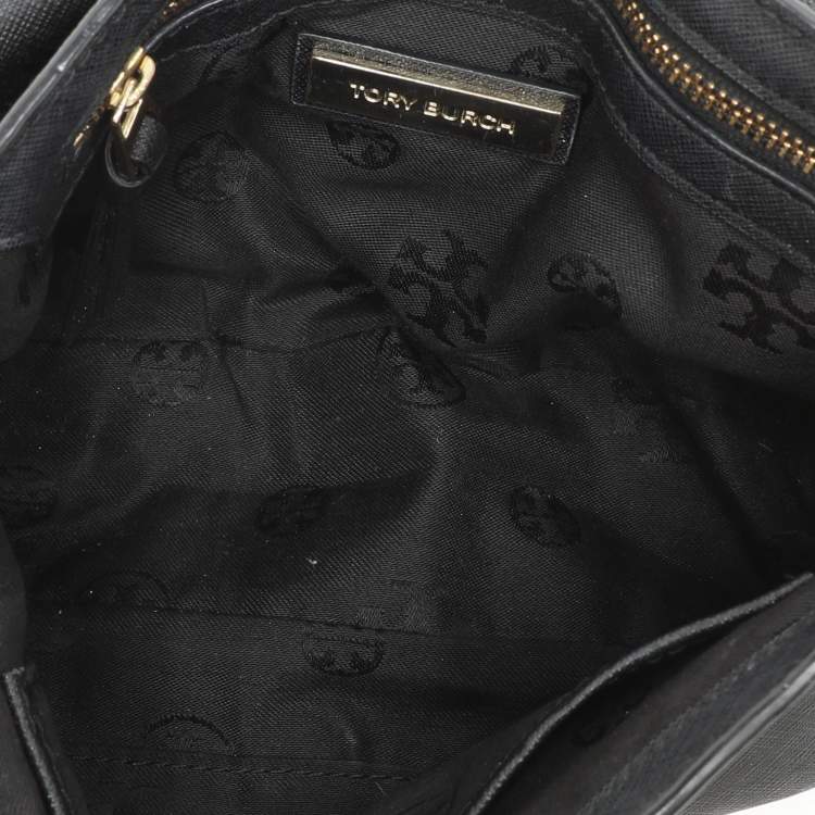 Pre Owned Tory Burch Black Leather Chain Shoulder Bag