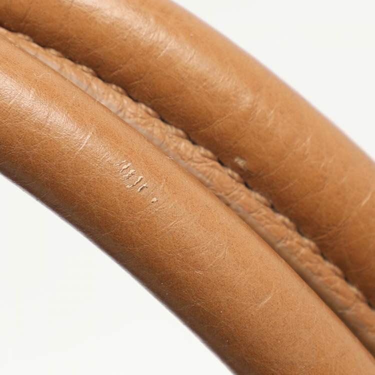 Pre Owned Tory Burch Beige Leather Amanda Tote