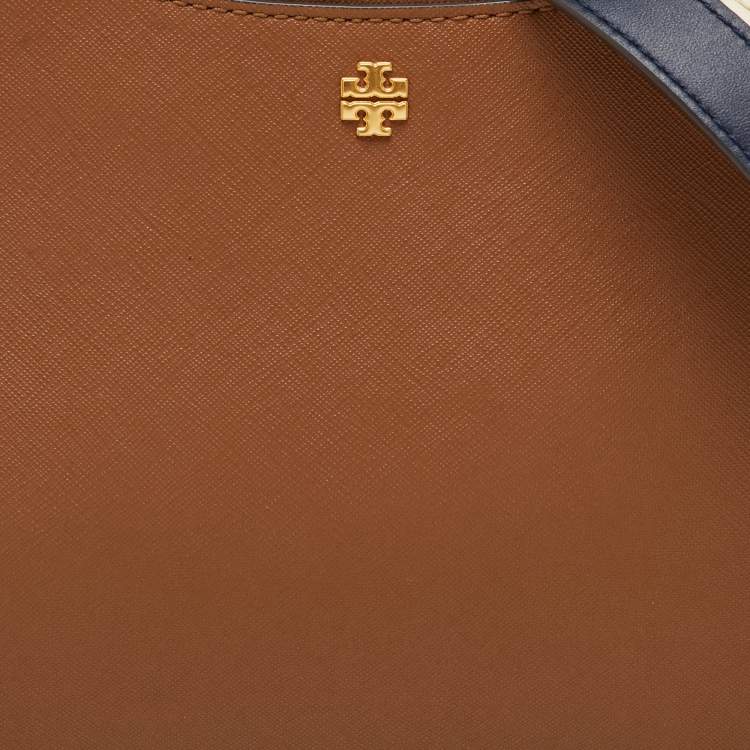 Pre Owned Tory Burch Beige Leather Emerson Swingpack Shoulder Bag