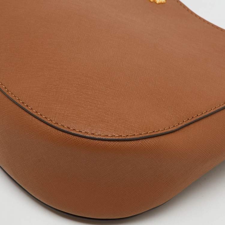 Pre Owned Tory Burch Beige Leather Emerson Swingpack Shoulder Bag