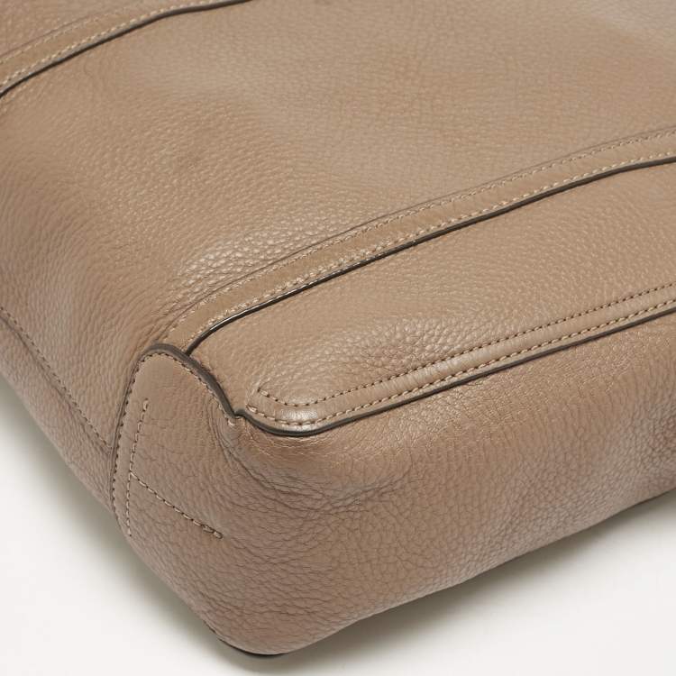 Pre Owned Tory Burch Brown Leather Perry Tote