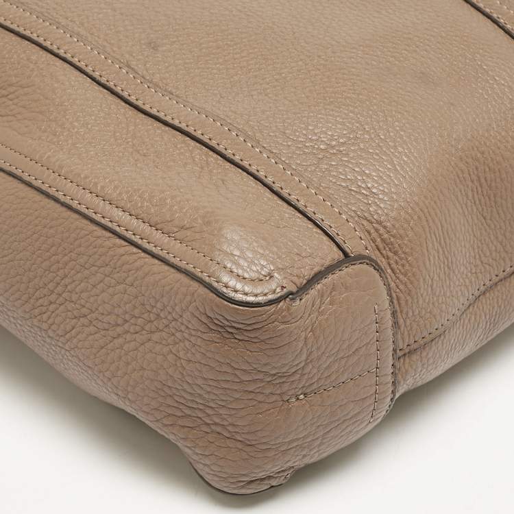 Pre Owned Tory Burch Brown Leather Perry Tote