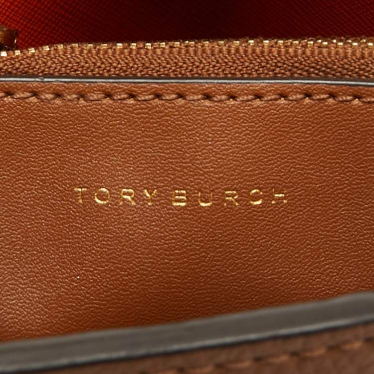 Pre Owned Tory Burch Brown Leather Walker Tote