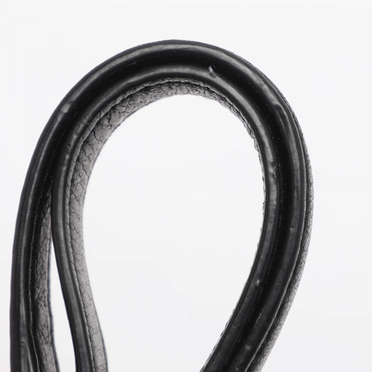 Pre Owned Tory Burch Black Quilted Leather Alexa Tote