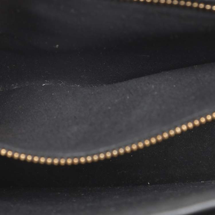 Pre Owned Tory Burch Black Leather and Suede Miller Shoulder Bag