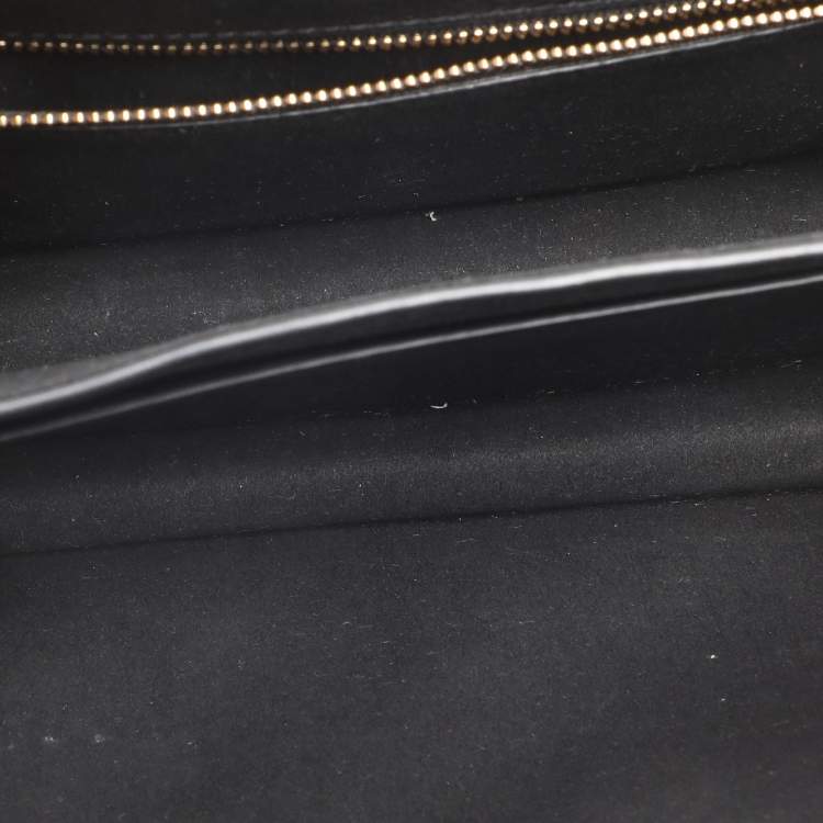 Pre Owned Tory Burch Black Leather and Suede Miller Shoulder Bag