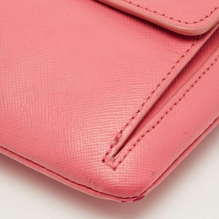 مملوكة مسبقًا Tory Burch Robinson Pink Leather Clutch