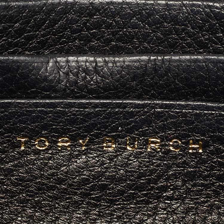 مملوكة مسبقًا Tory Burch Britten Mini Black Leather Crossbody Bag