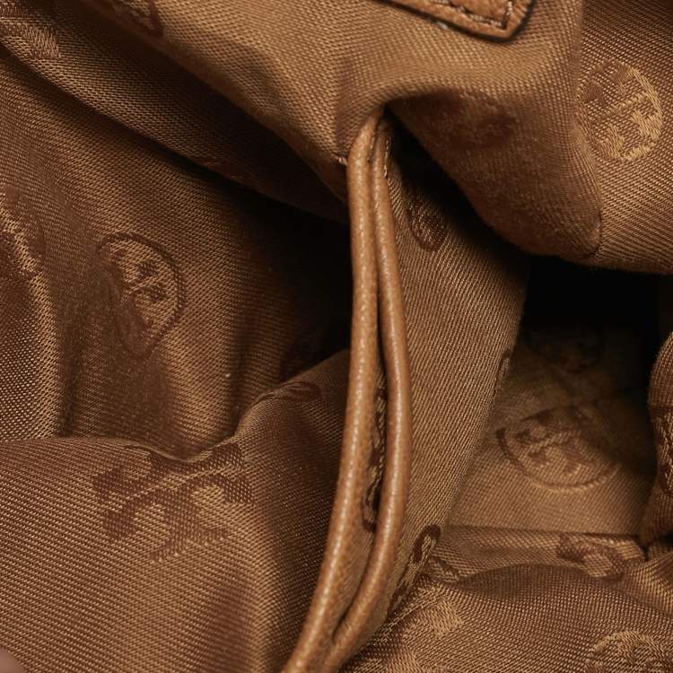 Pre Owned Tory Burch Brody Brown Leather Satchel