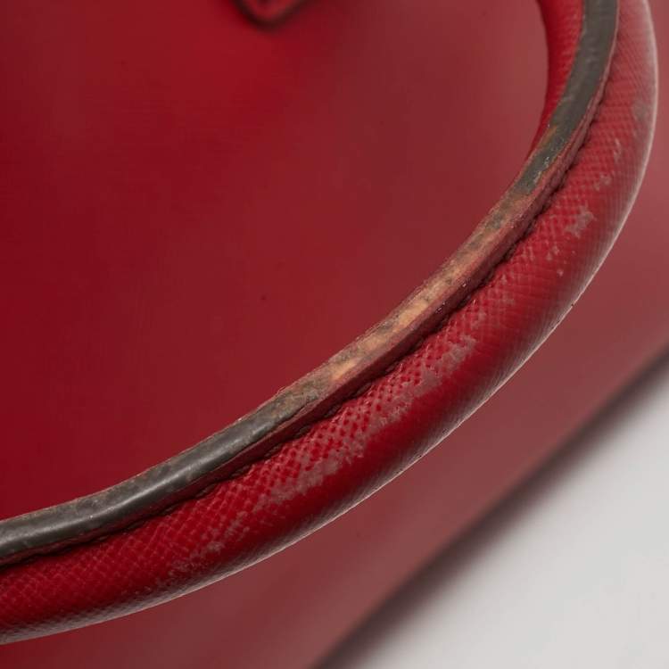 مملوكة مسبقًا Tory Burch Robinson Double Zip Red Leather Tote