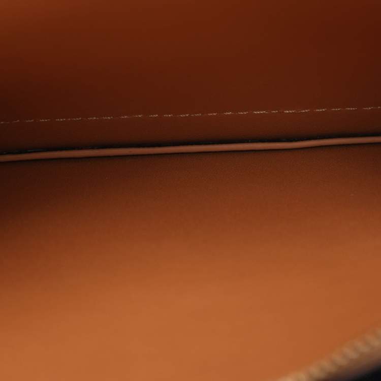 Pre Owned Tory Burch Perry Small Brown Leather Tote