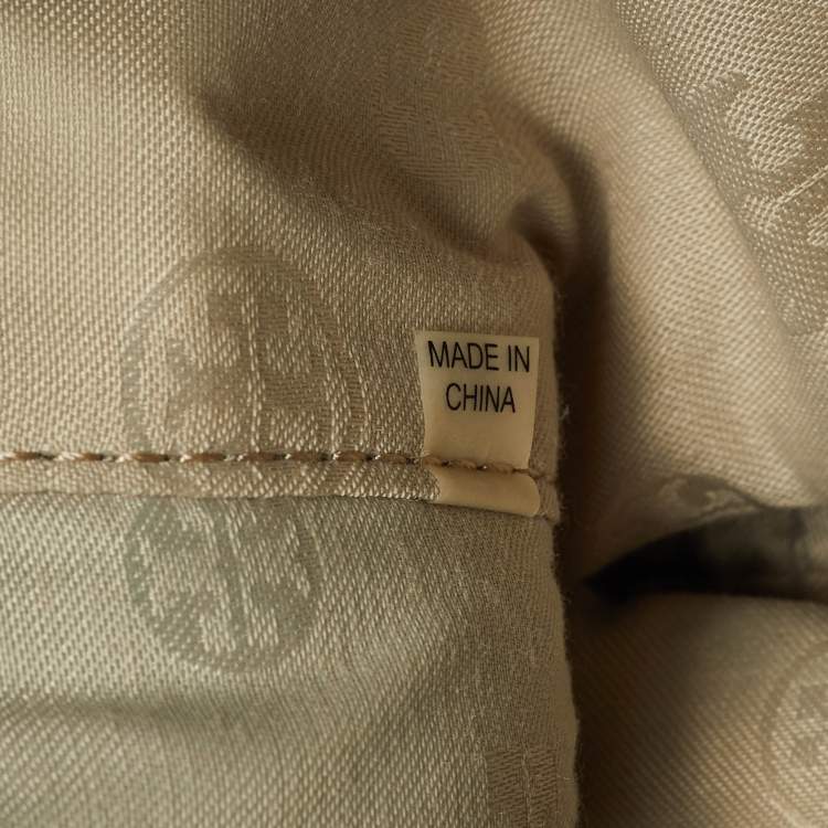 Pre Owned Tory Burch Multicolor Leather Colorblock Shopper Tote