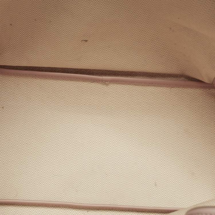 Pre Owned Tory Burch Ever Ready Light Pink Printed Coated Canvas Tote