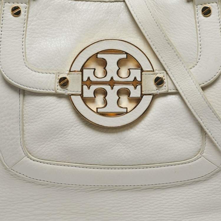 مملوكة مسبقًا Tory Burch Amanda Off White Leather Tote