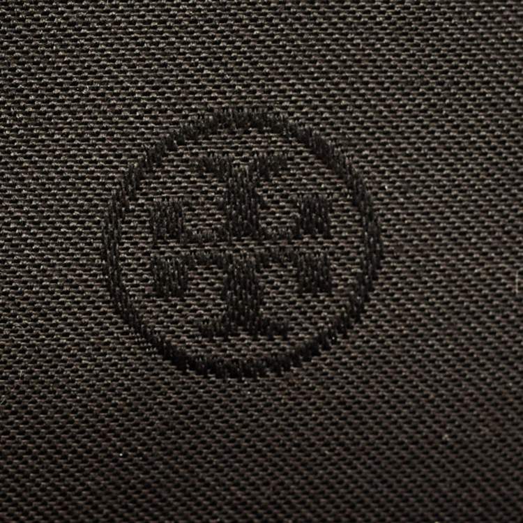 Pre Owned Tory Burch Thea Black Leather Backpack